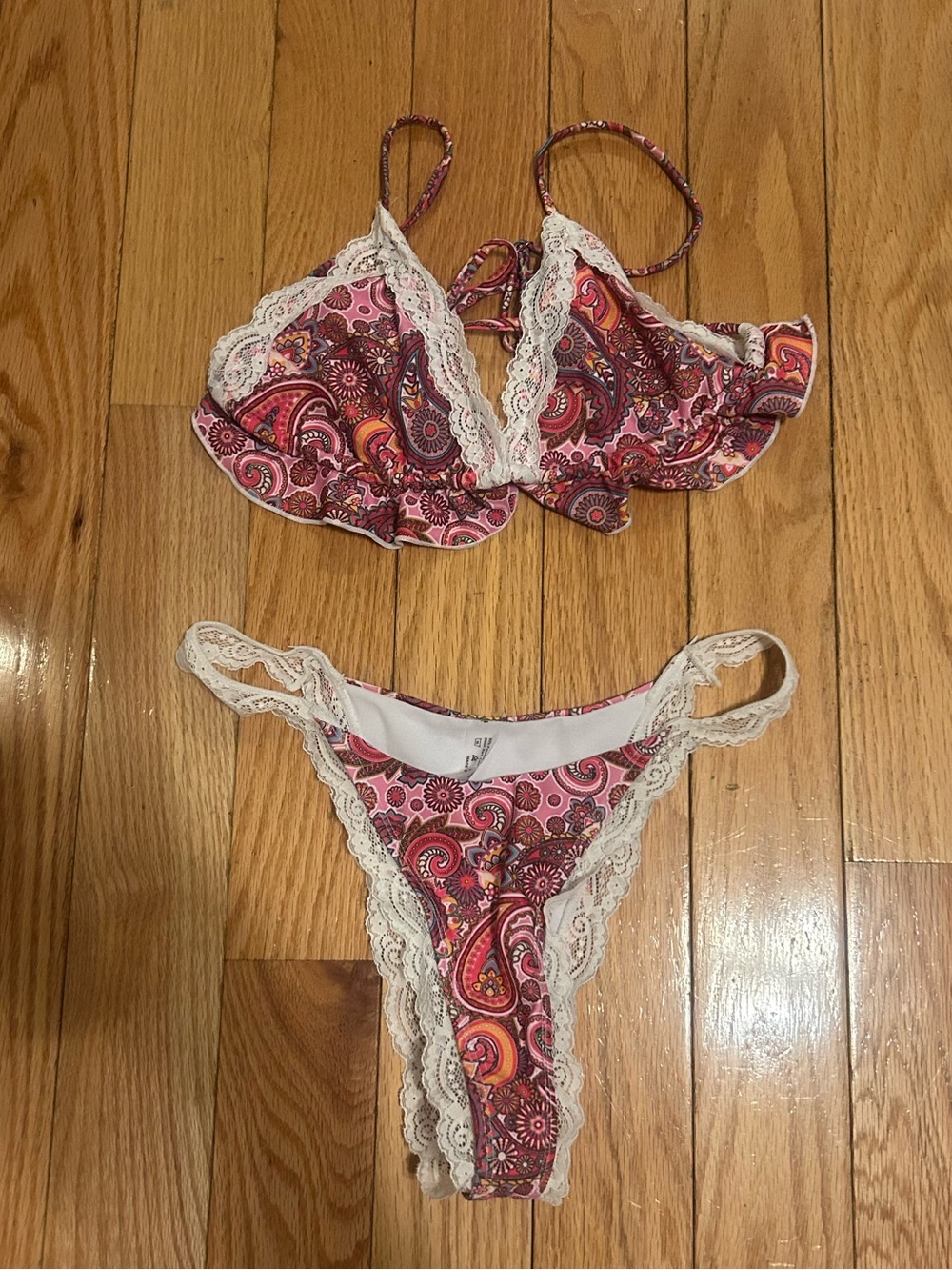 Pink bikini